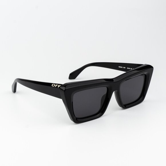 Off-White HAMPTON Women Sunglasses Black Grey Cat Eye OERI13L HAMPTON 1077 - Picture 4 of 12